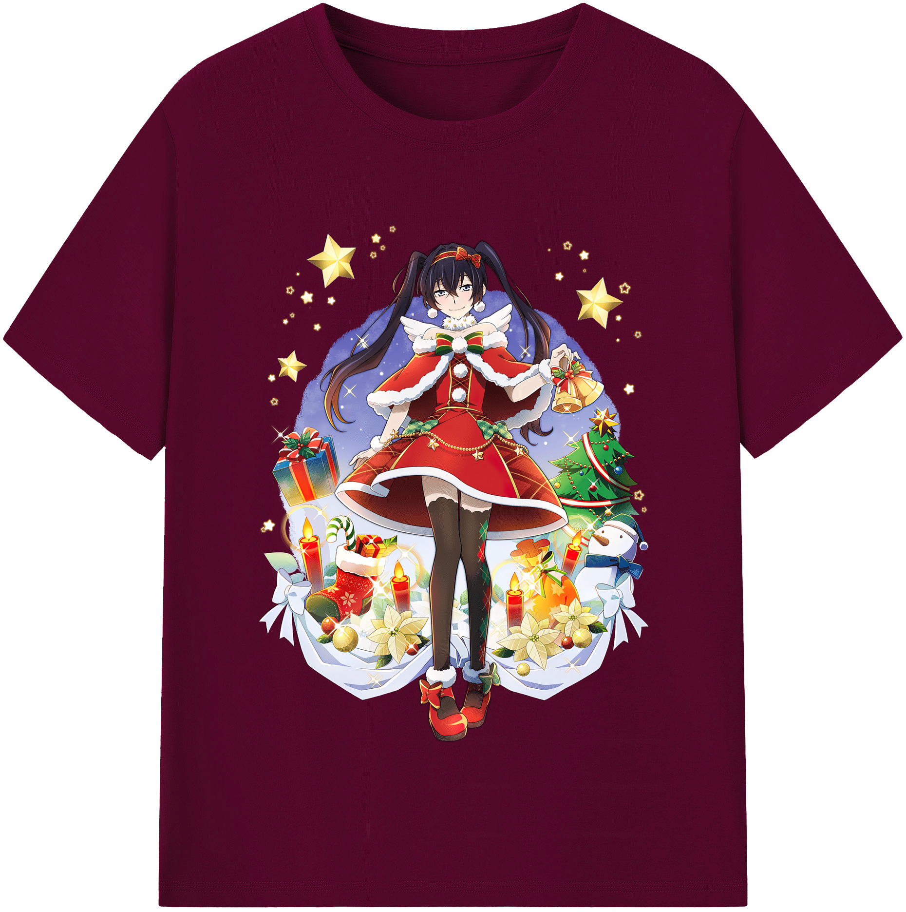 （画像用） 文豪ストレイドッグス Bungo Stray Dogs レディースカジュアルプリントTシャツ（綿100％）